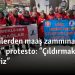 Emeklilerden maaş zammına “hunili” protesto: “Çıldırmak üzereyiz”
