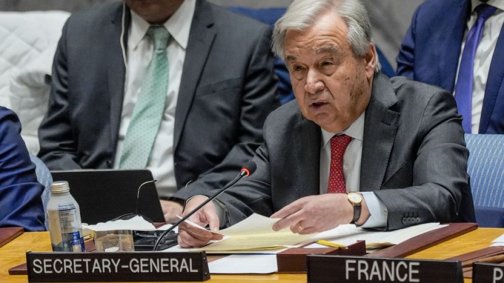 Guterres, UNRWA’ya mali yardımı kesen ülkelere bu kararlarından vazgeçmeleri çağrısı yaptı