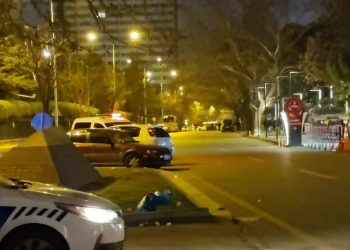 İçişleri Bakanlığı önünde panik anları: Şüpheli etkisiz hale getirildi