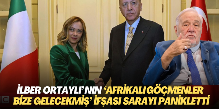 İlber Ortaylı’nın, ‘Afrikalı göçmenler bize gelecekmiş’ ifşası sarayı panikletti