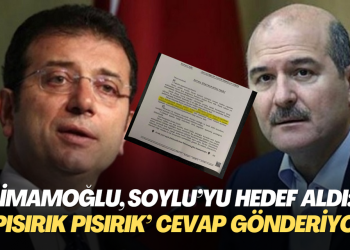 İmamoğlu, Soylu’yu hedef aldı: Köşesinden pısırık pısırık cevaplar gönderiyor