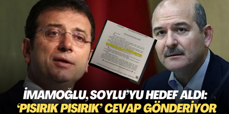 İmamoğlu, Soylu’yu hedef aldı: Köşesinden pısırık pısırık cevaplar gönderiyor