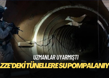 İsrail Gazze’deki tünellere su pompalamaya başladı