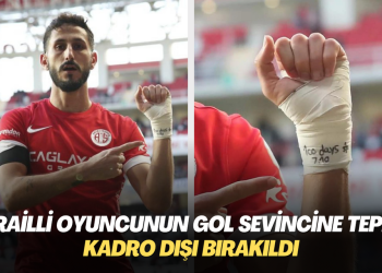 İsrailli oyuncunun gol sevinci tepki gördü: Kadro dışı bırakıldı