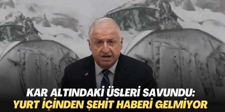 İstifa yerine kar altındaki üsleri savundu: Artık yurt içinden şehit haberleri gelmiyor