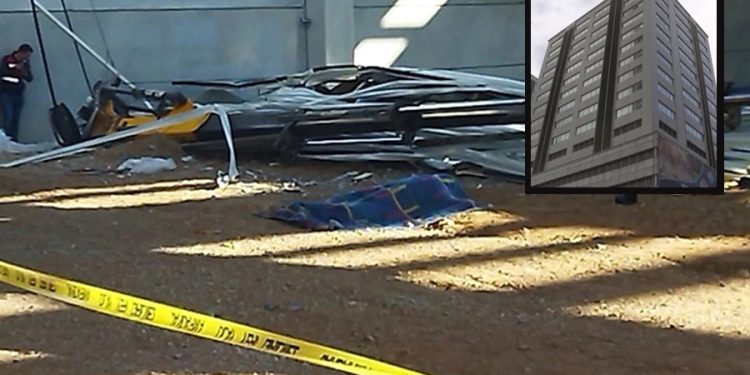 İzmir’de plazanın 10. katında vinç zinciri koptu: Aşağıya düşen 2 işçi öldü