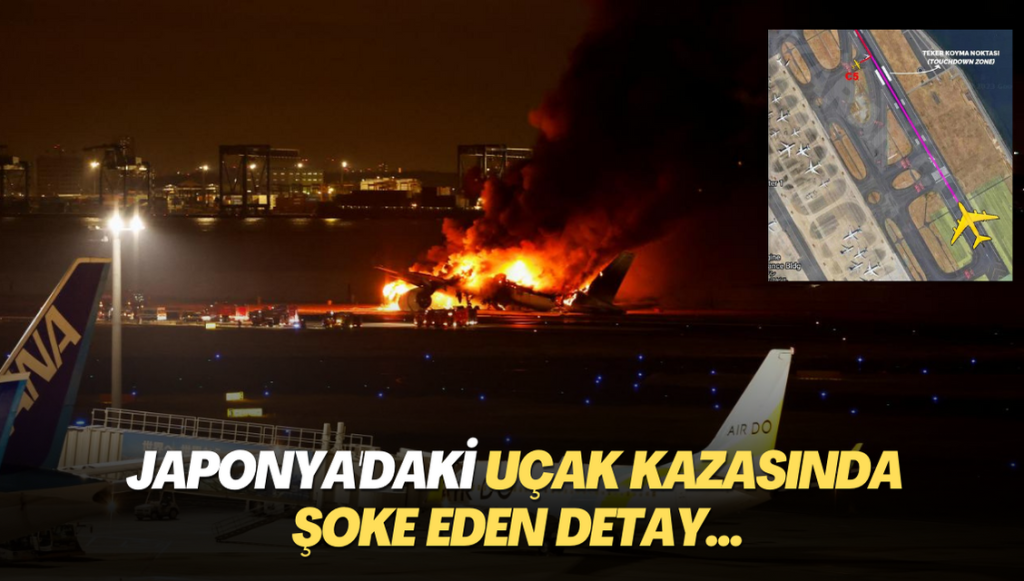 Japonya’daki uçak kazasında şoke eden detay…