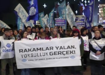 KESK'ten İstanbul'da TÜİK ve zam protestosu