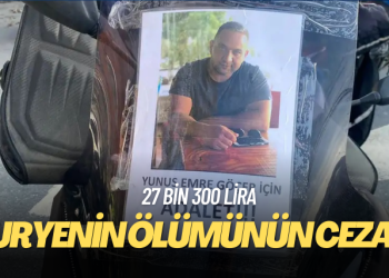 Kuryenin ölümünün cezası 27 bin 300 lira