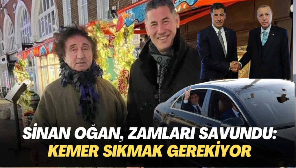 Noel tatilini Londra’da geçiren Sinan Oğan, AKP’nin zamlarını savundu: Kemer sıkmak gerekiyor