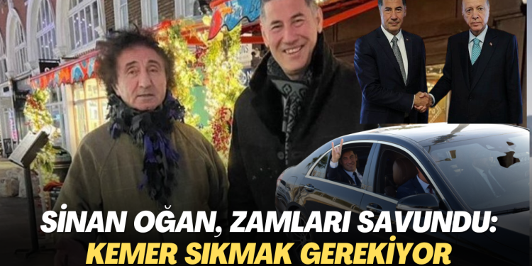 Noel tatilini Londra’da geçiren Sinan Oğan, AKP’nin zamlarını savundu: Kemer sıkmak gerekiyor