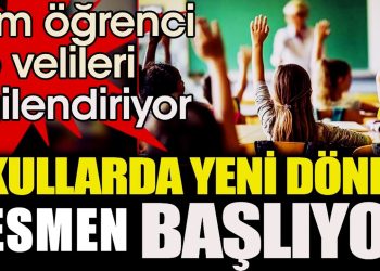 Okullarda yeni dönem başlıyor! İkinci yarı yılda 81 ilde geçerli olacak