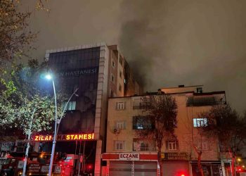 Psikiyatri hastası, hastanede kaldığı odayı ateşe verdi