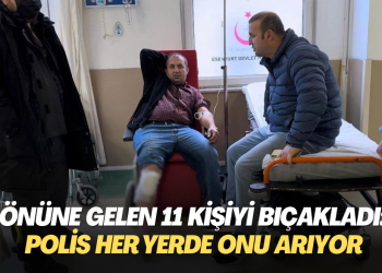 Sokak sokak gezdi önüne gelen 11 kişiyi bıçakladı. Polis her yerde onu arıyor
