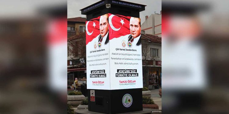 Tanju Özcan’a afiş soruşturması