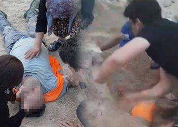 Taş ocağında ölen işçiyi ailesi elleriyle kumları kazarak çıkarmış