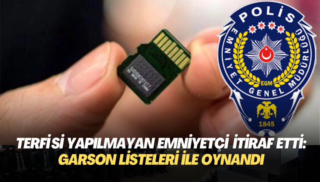 Terfisi yapılmayan emniyet amiri itiraf etti: Garson listeleri ile oynandı