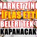 Tüm şubeleri kapatılacak... O market zinciri için iflas kararı