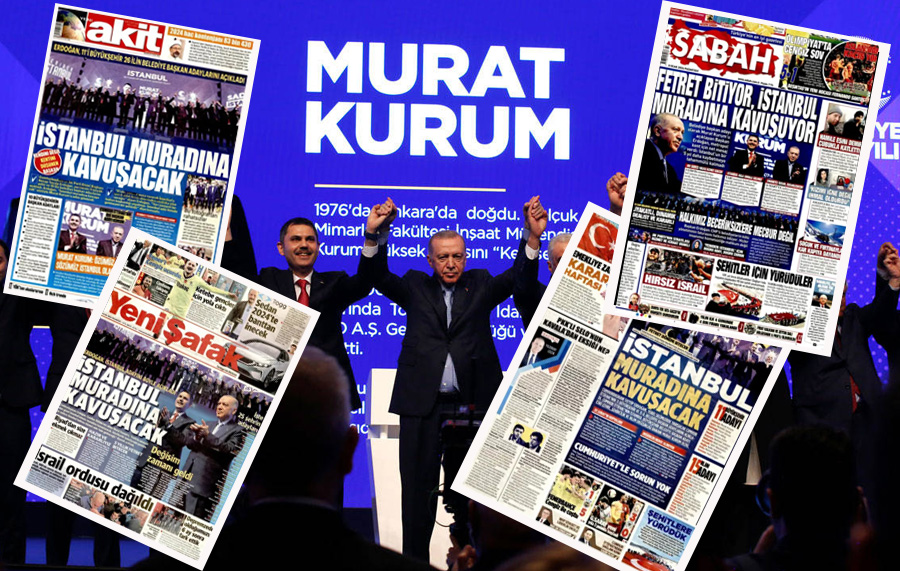 Yandaş gazeteler Murat Kurum için aynı manşeti attı: ‘İstanbul muradına kavuşacak’