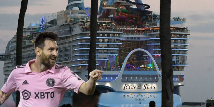 Messi’nin vaftiz ettiği gemi yola çıktı: Titanic’ten 5 kat büyük, Eyfel Kulesi’nden uzun