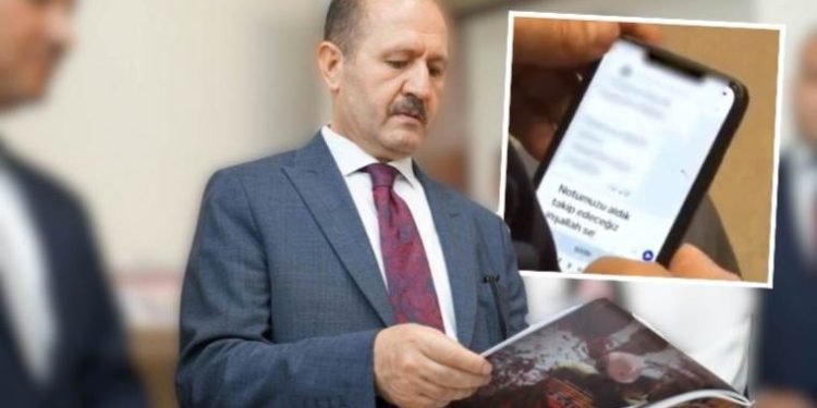 Bakan Yardımcısının torpil mesajına yayın yasağı