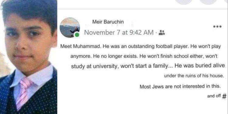 ‘İsrail’de cadı avı.” Facebook’ta Gazze’de öldürülen sivilleri paylaşan öğretmen tutuklandı