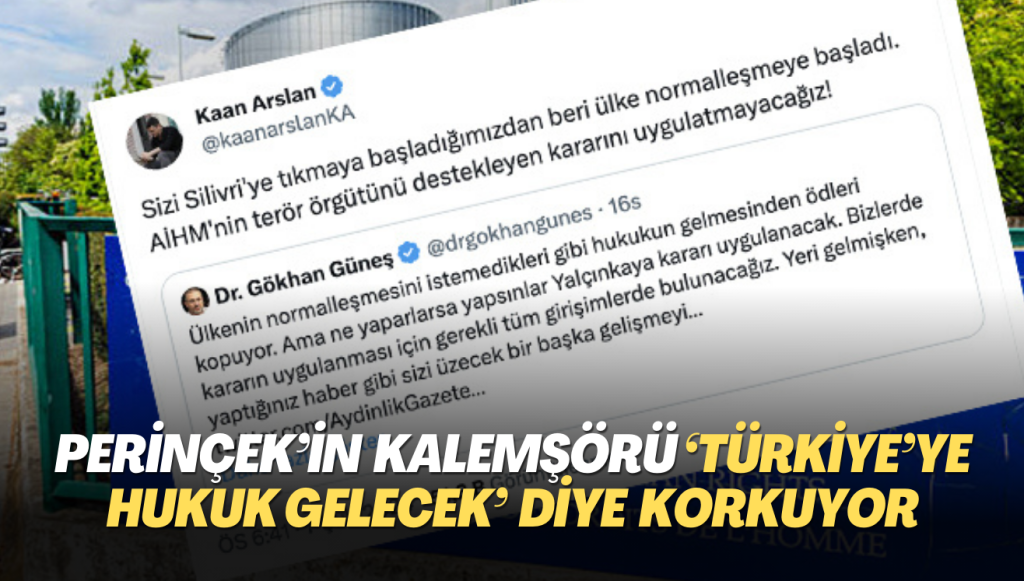 ‘Hukuk siyasetin köpeğidir’ diyen Perinçek’in kalemşörü ‘Türkiye’ye hukuk gelecek’ diye korkuyor