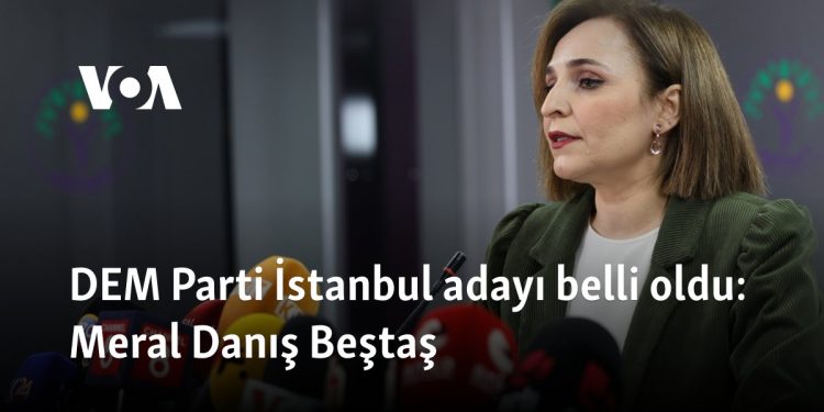 DEM Parti İstanbul adayı belli oldu: Meral Danış Beştaş