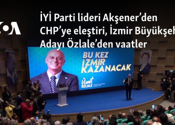İYİ Parti lideri Akşener’den CHP’ye eleştiri, İzmir Büyükşehir Adayı Özlale’den vaatler
