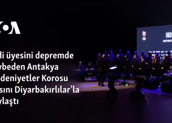 Yedi üyesini depremde kaybeden Antakya Medeniyetler Korosu acısını Diyarbakırlılar’la paylaştı