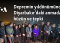 Depremin yıldönümünde Diyarbakır’daki anmada hüzün ve tepki