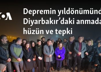 Depremin yıldönümünde Diyarbakır’daki anmada hüzün ve tepki