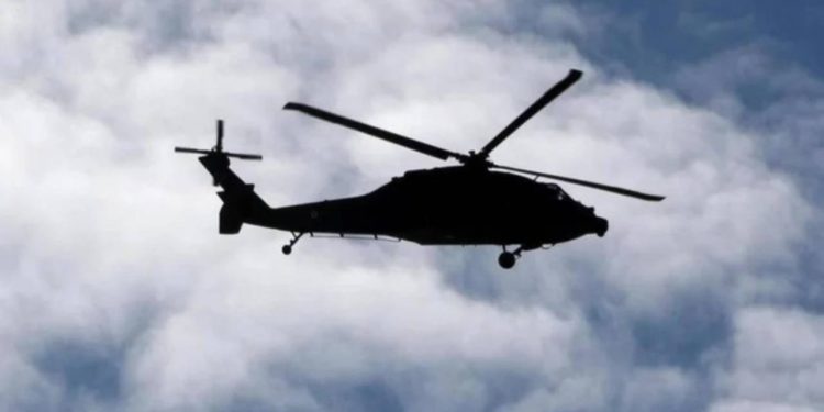 6 kişiyi taşıyan helikopter düştü