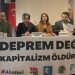 Ankara’da ‘Deprem değil kapitalizm öldürür’ paneli