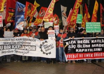 İşçi Emekçi Birliği maden faciasını protesto etti