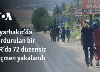 Diyarbakır’da durdurulan bir TIR’da 72 düzensiz göçmen yakalandı