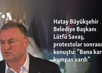 Hatay Büyükşehir Belediye Başkanı Lütfü Savaş, protestolar sonrası konuştu: “Bana karşı kumpas vardı”
