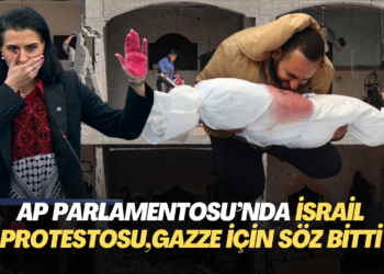 AP Parlamentosu’nda İsrail protestosu: Gazze için söz bitti