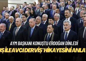 AYM Başkanı Zühtü Arslan konuştu, Erdoğan dinledi: AYM kararlarına uyulması zorunluluktur!