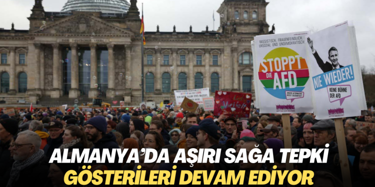 Almanya’da aşırı sağa tepki gösterileri devam ediyor
