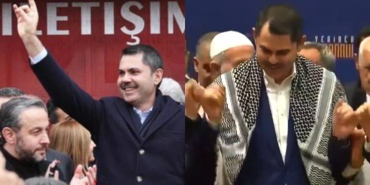 Aynı gün, aynı kişi, iki ayrı fotoğraf: İşte Murat Kurum'un seçim stratejisi