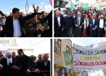 DEM Parti'den coşkulu büro açılışları