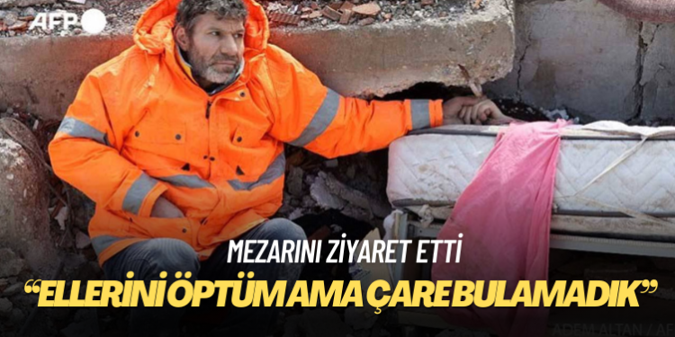 Depremin simge fotoğrafındaki baba: Ellerini öptüm ama hiçbir çare bulamadık