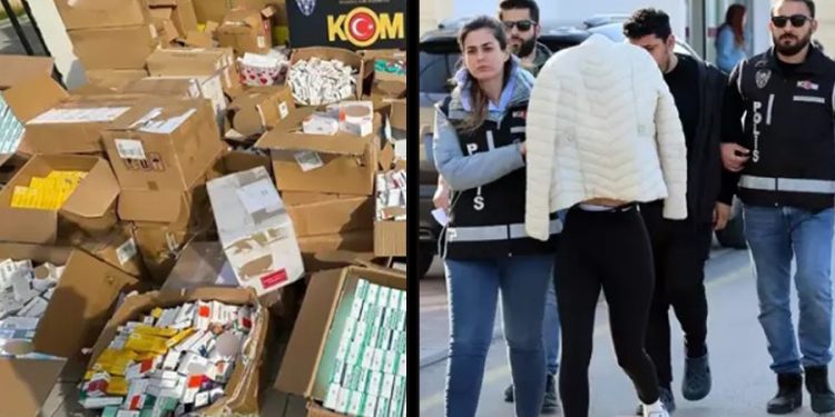 Devlet hastanelerine ait 35 bin kutu ilaç bakkalda çıktı