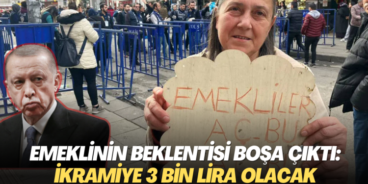 Emeklinin beklentisi boşa çıktı: İkramiye 3 bin lira olacak