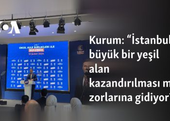 Kurum: “İstanbul’a büyük bir yeşil alan kazandırılması mı zorlarına gidiyor?”