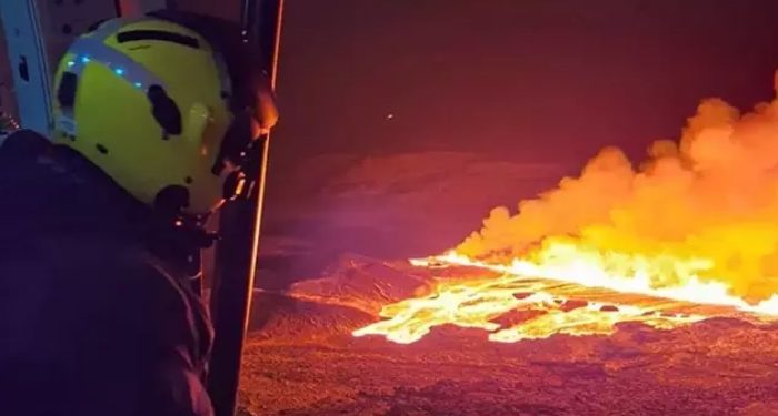 Fagradalsfjall yanardağı 2 ayda 3’üncü kez patladı