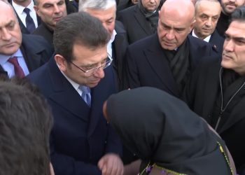 İmamoğlu, Akşener'in ablasının cenazesine katıldı