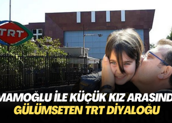 İmamoğlu ile küçük kız arasında gülümseten TRT diyaloğu