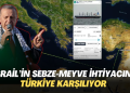 İsrail’in sebze-meyve ihtiyacını Türkiye karşılıyor